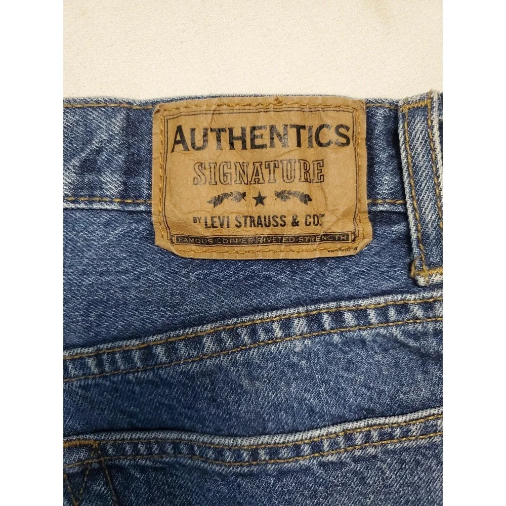 authentics Levi's Men's Jean 34x30 Blue Regular Logo